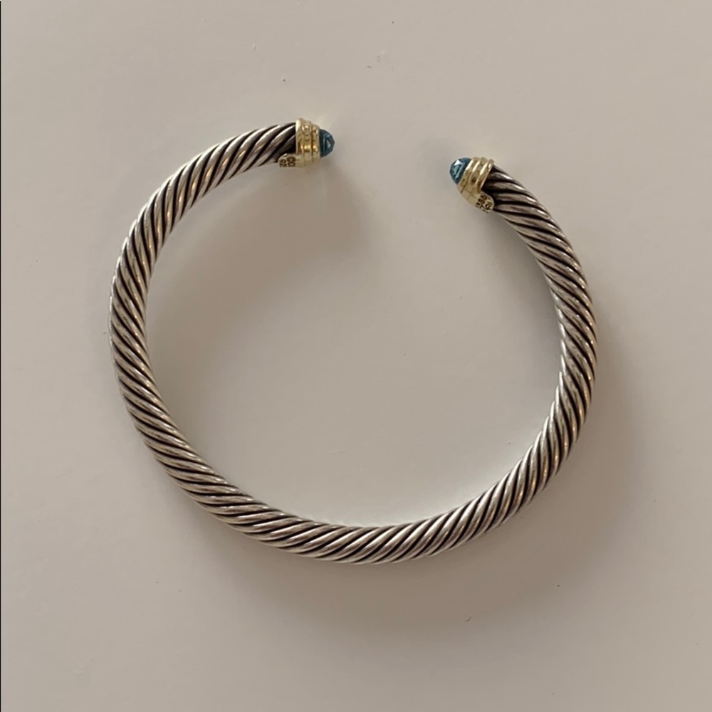 David Yurman Cable Classic Blue Topaz Bracelet